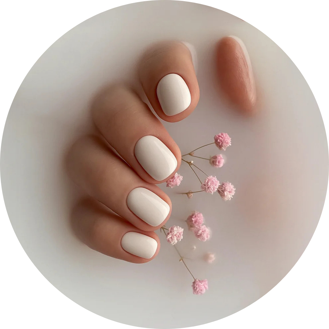 Bianco Latte UV GEL NAIL STRIPS