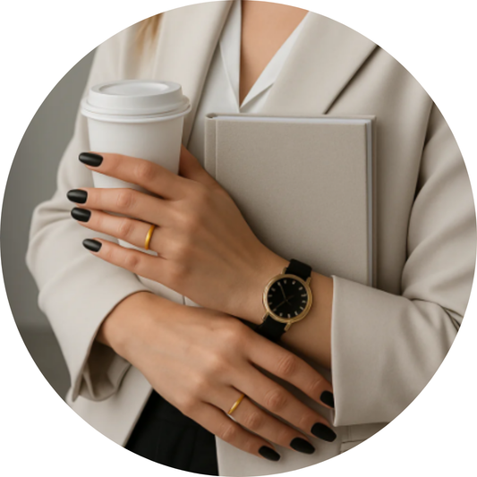 Gothic Black UV GEL NAIL STRIPS