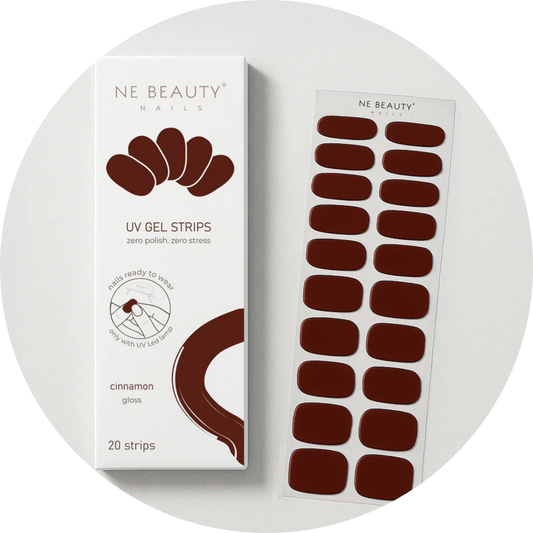 Cinnamon UV GEL NAIL STRIPS